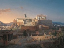 Афинский Акрополь. Лео фон Кленце, 1846