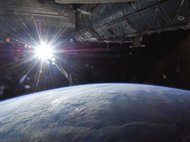 Восход Солнца, вид с МКС. Фото: NASA