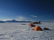 Лагерь организации British Antarctic Survey