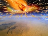 Взрыв кометы в атмосфере Земли