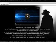 Правительственный сайт Филиппин, взломанный хакерами Anonymous