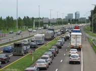 Пробка в Нидерландах