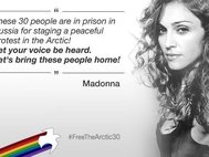 Мадонна заступилась за фигурантов дела Greenpeace