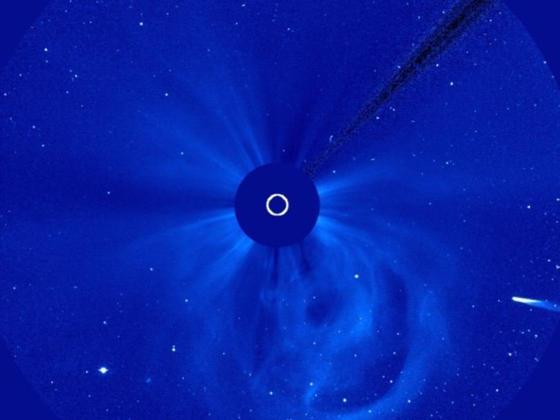 Комета ISON на пути к Солнцу