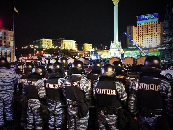 Украинская милиция на Майдане