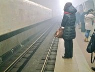 Дым на станции метро «Серпуховская»