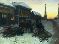 Василий Григорьевич Перов. Последний кабак у заставы. 1868 г.