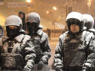 Украинские милиционеры в центре Киева