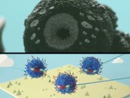 Кадр из промо-видео IBM «Ninjas vs Superbugs: Adventures in Nanomedicine»