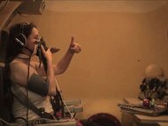 Сара Брайтман в ходе тренировки для полета в космос, 2012 г.