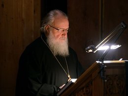 Патриарх Кирилл в Зачатьевском монастыре