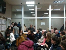Родственники и друзья подсудимых