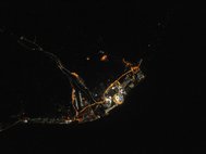Олимпийский парк в Сочи, вид с МКС. Фото: NASA