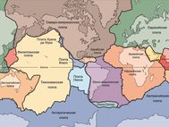 Карта тектонических плит