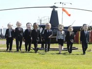 Активисты в масках лидеров G8