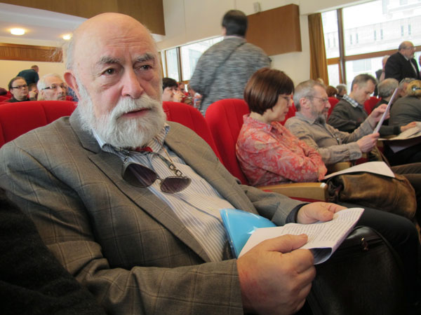 Анатолий Вершик на Конгрессе интеллигенции против войны