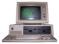 IBM PC 5150 с операционной системой MS-DOS 5.0