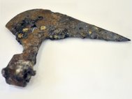 Боевой топор XVI века, найденный во Львове