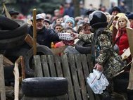На баррикадах в Славянске