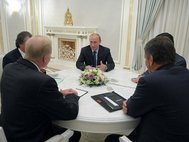 Встреча Владимира Путина с директором «Бритиш петролеум» Робертом Дадли