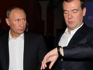 Владимир Путин и Дмитрий Медведев