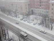 Снег в Челябинске 25 апреля 2014 года