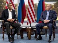 Барак Обама и Владимир Путин