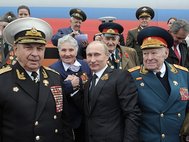 Владимир Путин на параде 9 мая