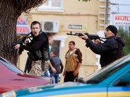 Штурм воинской части в Луганске