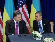 Барак Обама и Петр Порошенко, 4 июня 2014 г.