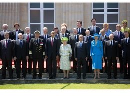 Мировые лидеры на прадновании годовщины высадки союзников в Нормандии. Фото: сайт Белого Дома