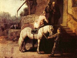 «Добрый самарянин» (фрагмент), Рембрандт