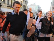 Алексей Навальный с семьей