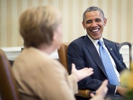 Ангела Меркель и Барак Обама
