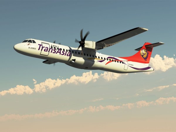 Самолет авиакомпании TransAsia.