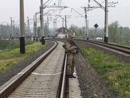 Железная дорога на Донбассе