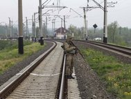 Железная дорога на Донбассе