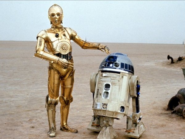 Кадр из фильма «Звездные войны» (1977)