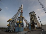 Ракета-носитель «Союз-СТ» на космодроме Куру