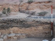Место, где был найден амулет с именем фараона Шешонка I