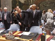 Барак Обама на заседании СБ ООН 24.09.2014