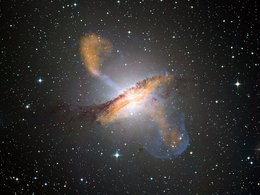 Черная дыра в галактике Центавр А