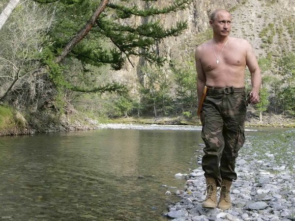 Путин в тайге