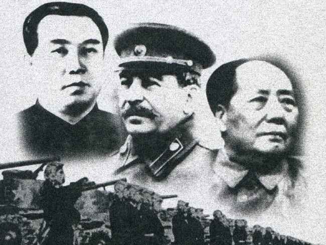 Ким Ир Сен, И.В.Сталин, Мао Цзэдун