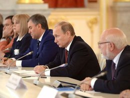 Владимир Путин на встрече с членами СПЧ