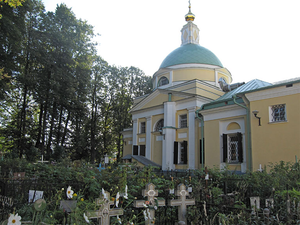 Храм на Ивановском кладбище в Москве