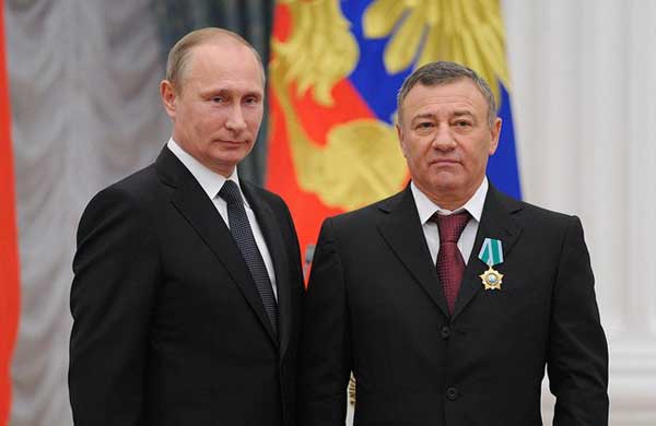 Владимир Путин и Аркадий Ротенберг