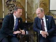 Тони Эббот и Владимир Путин