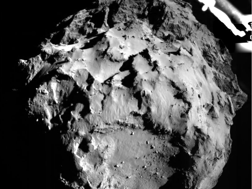 Снимок ядра кометы Чурюмова - Герасименко