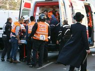 Эвакуация раненых в районе Хар-Ноф, Иерусалим